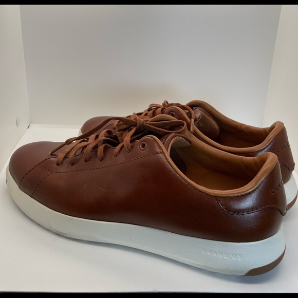 Brown leather Cole  Haan  mens shoes - Picture 4 of 6